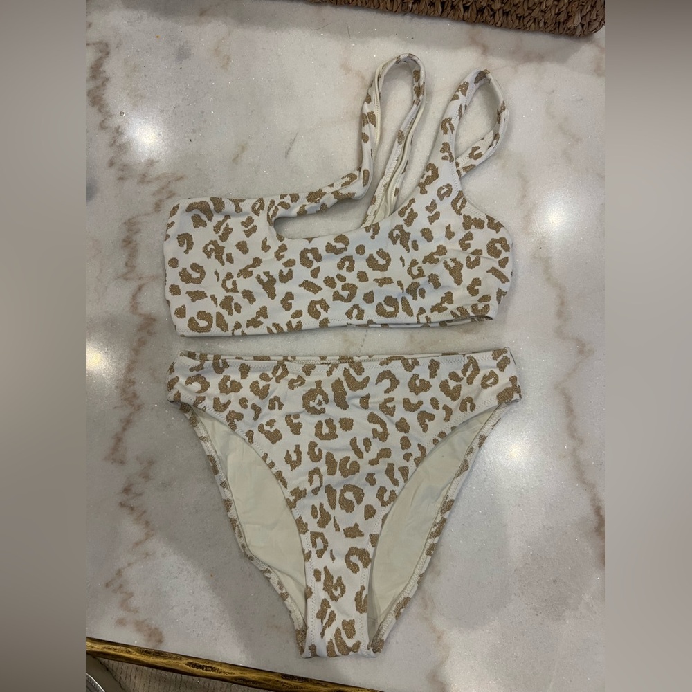 Solid & Striped Bikini Set
